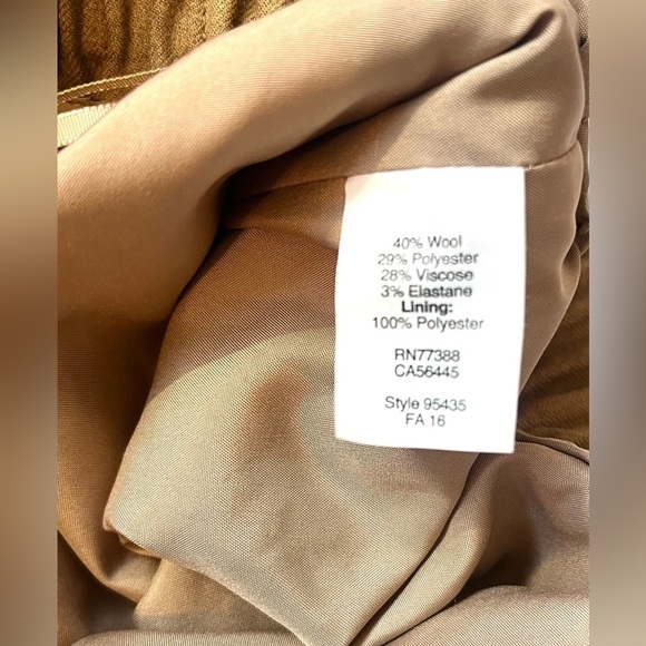 J.Crew Women’s Size 4 Wool Blend Tan Skirt - Picture 7 of 10